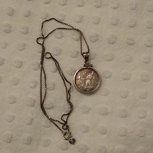 Commemorative Micky coin pendant